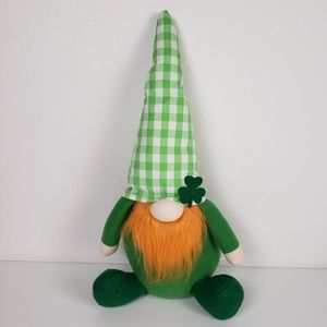 St. Patrick's Day Weighted Green & Orange Gnome NWT